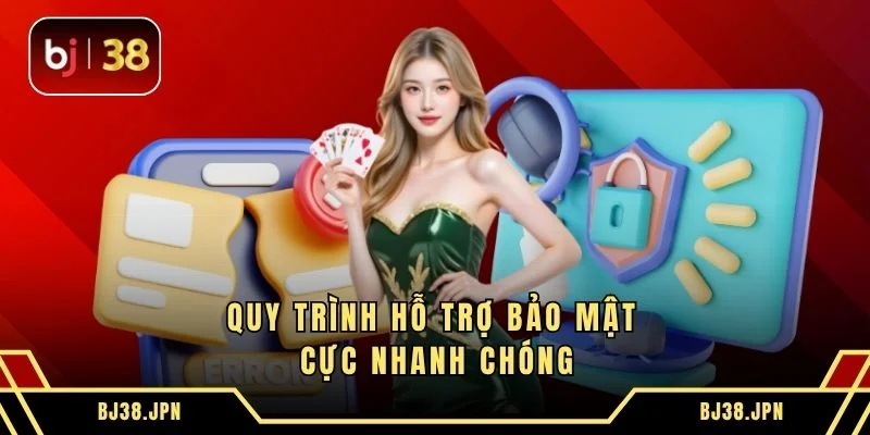 Quy trình hỗ trợ bảo mật cực nhanh chóng